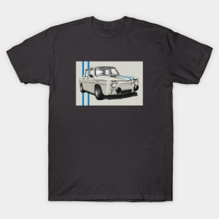 Renault R8 Gordini in grey T-Shirt